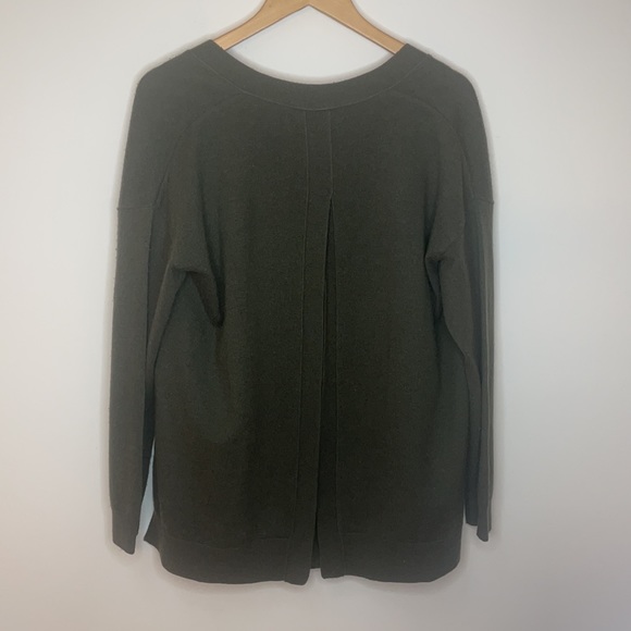 Sandro Hunter Green Snap Button Cardigan - Picture 5 of 5